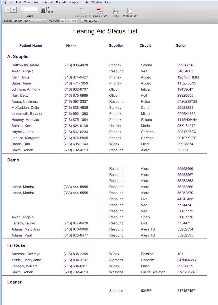 Hearing Devices - Patient Care