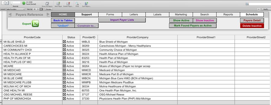 Insurance Payers - Patient Care